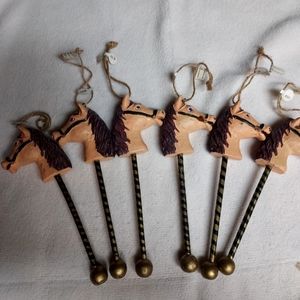 Kurt S Adler Horse Ornaments 6